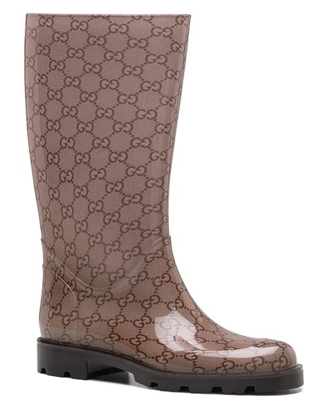 gucci burgundy rain boots